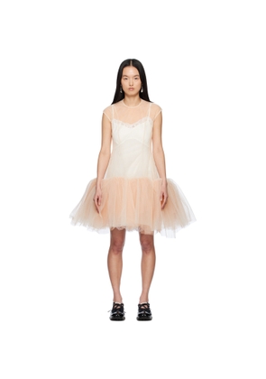 Simone Rocha Beige Sleeveless Ballet Tutu Minidress