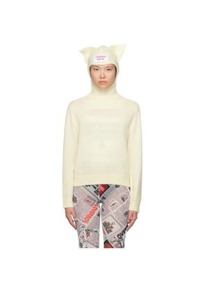 Charles Jeffrey LOVERBOY Off-White Ears Balaclava Sweater