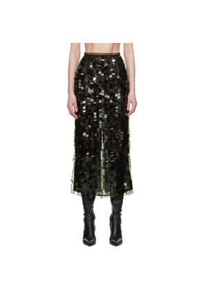 16Arlington Green Dia Sequin Midi Skirt