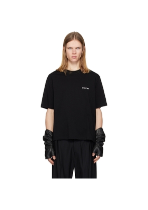 DET BLEV SENT Black Logo T-shirt