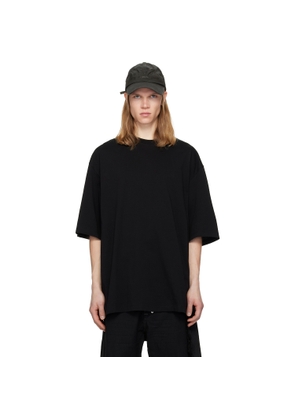 DET BLEV SENT Black Oversized T-shirt