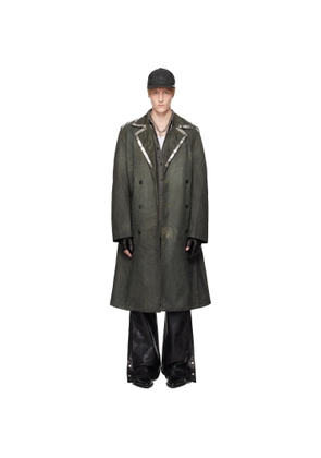 Marking Distance Black Grandpa's Trench Coat