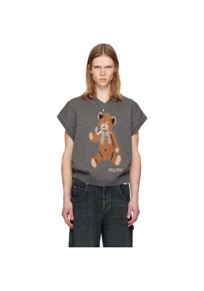 Magliano Gray Teddy Bear Vest