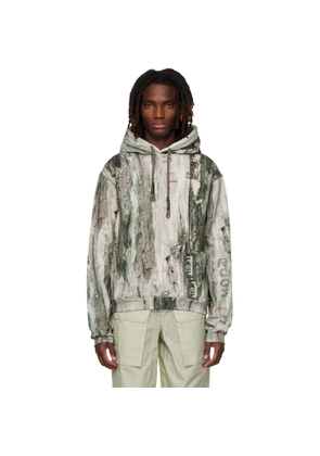RCOS Beige & Khaki Stack Logo Hoodie