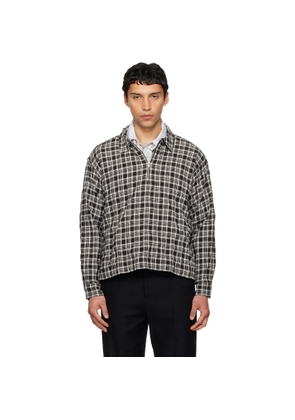 mfpen Black & White Quarter Zip Shirt