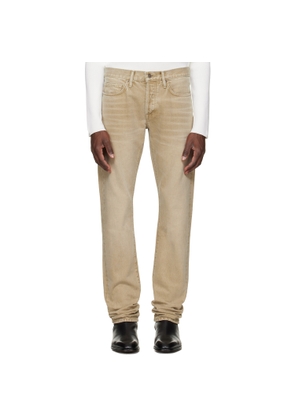TOM FORD Beige Straight Fit Jeans