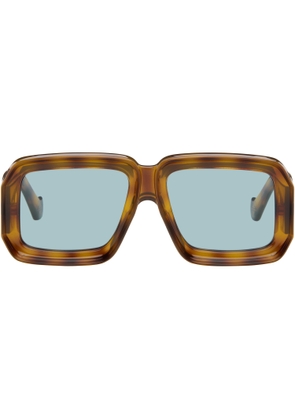 LOEWE Brown Paula's Ibiza 'Dive In' Mask Sunglasses