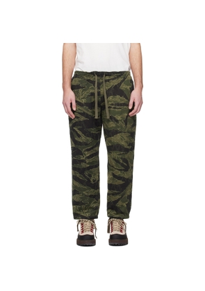 South2 West8 Khaki String Slack Trousers
