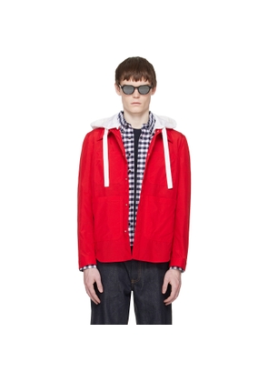 Thom Browne Red Utility Patch Pocket Jacket