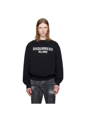 Dsquared2 Black 'Dsquared2 Milano' Cool Fit Sweatshirt