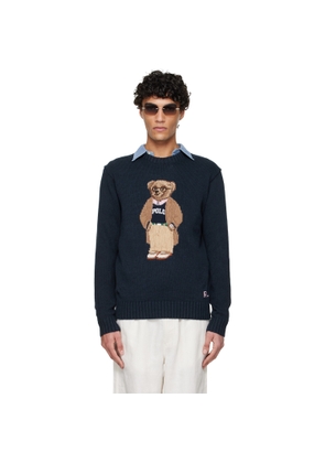Polo Ralph Lauren Navy 'Polo Bear' Sweater