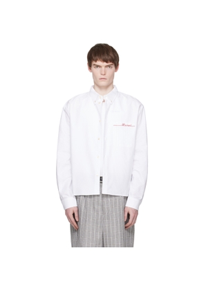 Marni White Cotton Oxford Shirt