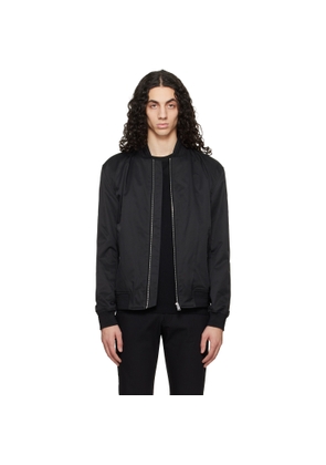 BOSS Black Water-Repellent Bomber Jacket