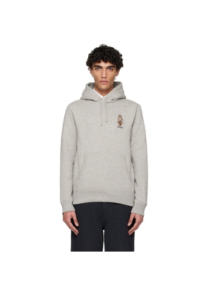 Polo Ralph Lauren Gray 'Polo Bear' Fleece Hoodie