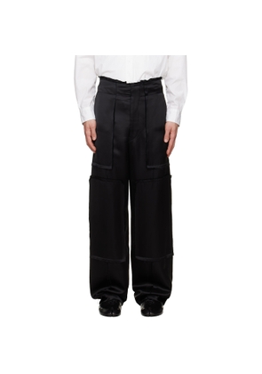 Maison Margiela Black Raw Edge Trousers