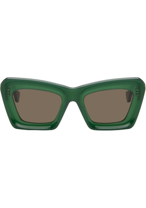LOEWE Green Anagram Sunglasses