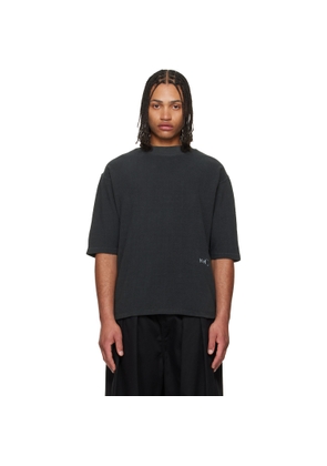 Maison Margiela Gray Distressed Cotton Terry T-shirt