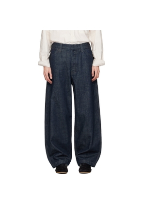 LEMAIRE Blue Maxi Workwear Jeans