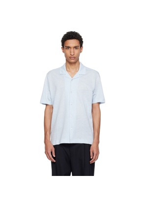 BOSS Blue Camp Collar Shirt