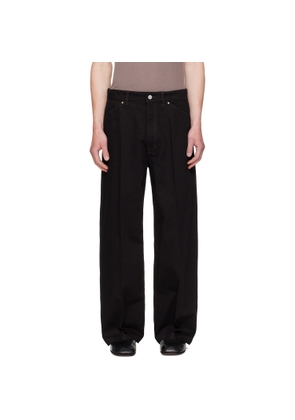 LEMAIRE Black Wide Jeans