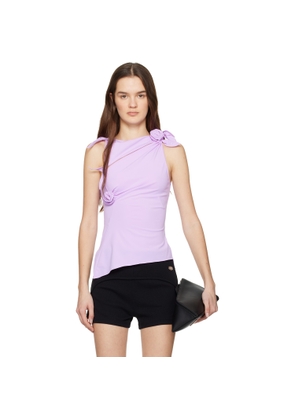Coperni Purple Flower Top