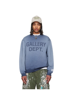 Gallery Dept. Blue Basic Crewneck Sweatshirt