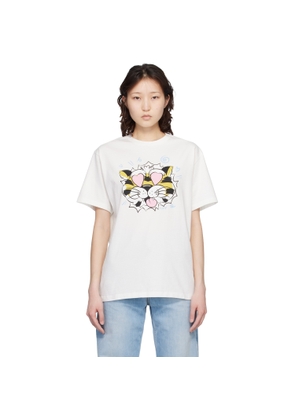 Kenzo Off-White Kenzo Paris 'KENZO Wild Tiger' Loose T-shirt