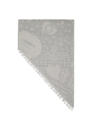 Vivienne Westwood Gray Two Point Scarf