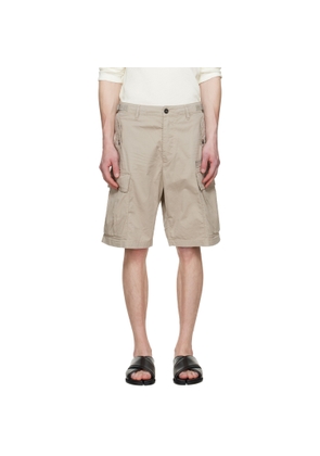 Dsquared2 Beige Light Cotton Utility Kawaii Shorts