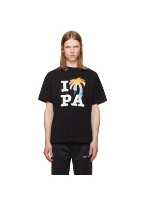 Palm Angels Black 'I Love PA' T-shirt