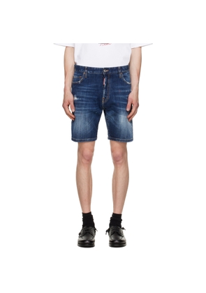 Dsquared2 Navy Marine Denim Shorts