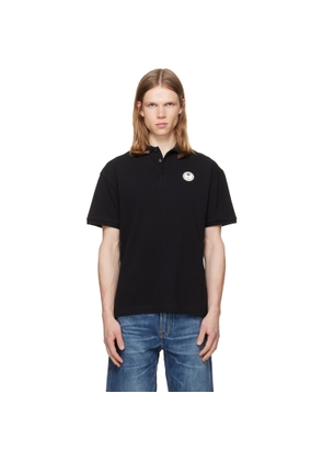 Palm Angels Black Tree Logo Polo