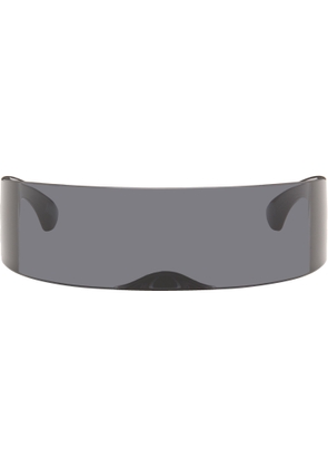 MM6 Maison Margiela Gray Shield Sunglasses