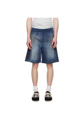 Dsquared2 Indigo Knit Shorts