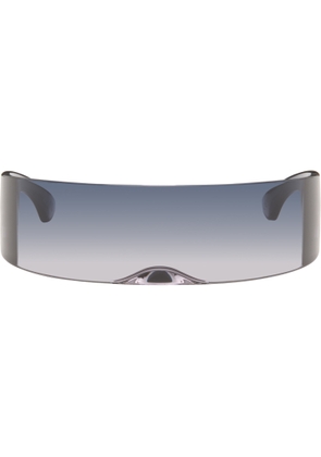 MM6 Maison Margiela SSENSE Exclusive Gray Shield Sunglasses