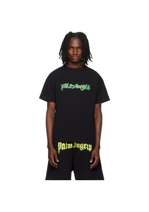 Palm Angels Black Thai Logo T-shirt