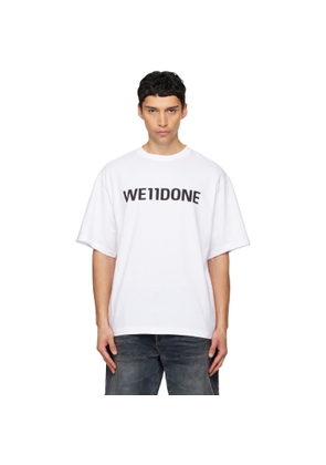 We11done White 'We11done' T-shirt