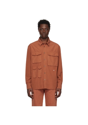 Études Red Checkpoint Shirt