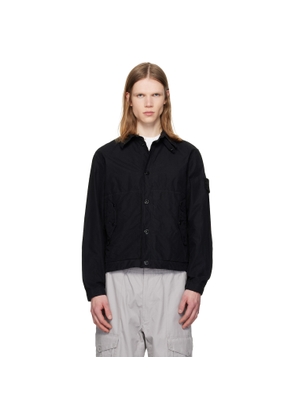 Stone Island Black 4100036 David Light-TC_S.I. Ghost Jacket