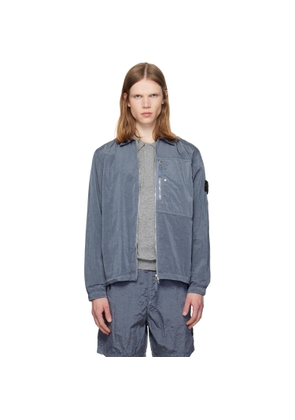 Stone Island Blue 1200038 Nylon Metal ECONYL Overshirt