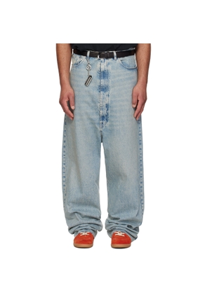 Maison Margiela Blue Dropped-Rise Jeans