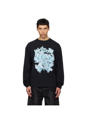 We11done Black Angel Rock Long-Sleeved T-shirt