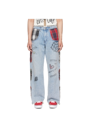 Satoshi Nakamoto Blue Nessa Jeans