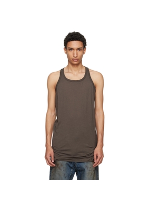 Rick Owens DRKSHDW Brown Temple Loose Tank Top