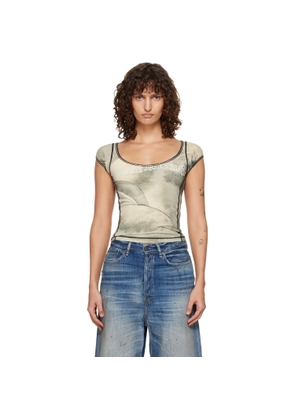 Diesel Gray T-Icaty T-shirt