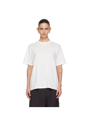 ssstein White Suvin Cotton Basic T-shirt