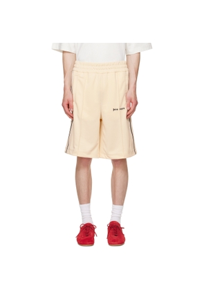 Palm Angels Off-White Classic Logo Track Shorts
