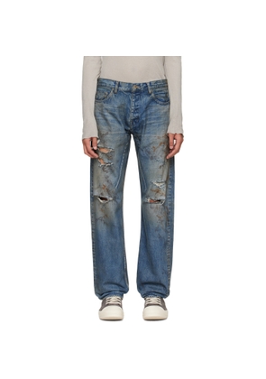 Rick Owens DRKSHDW Blue Temple Kurdt Jeans