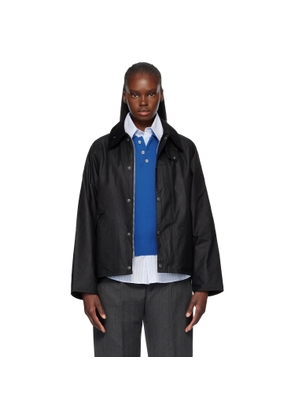 Barbour Black Transport Waxed Jacket