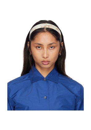 Sophie Buhai Off-White Thin Bessette Headband